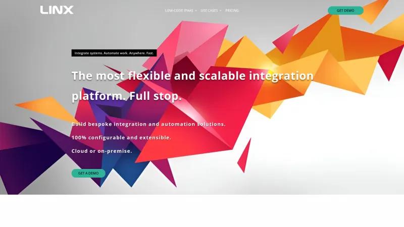 Homepage of Linx