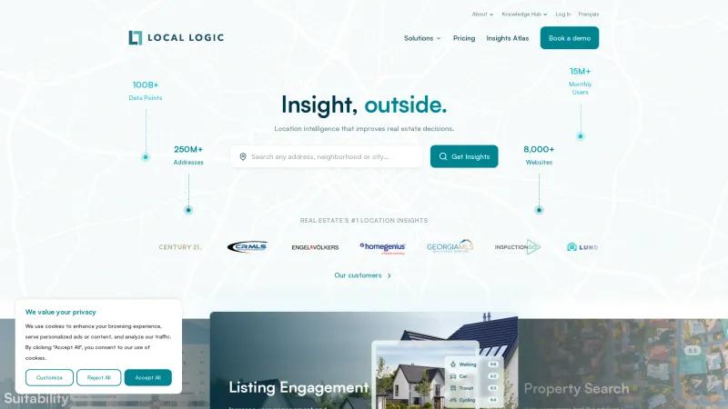 Homepage of Local Logic