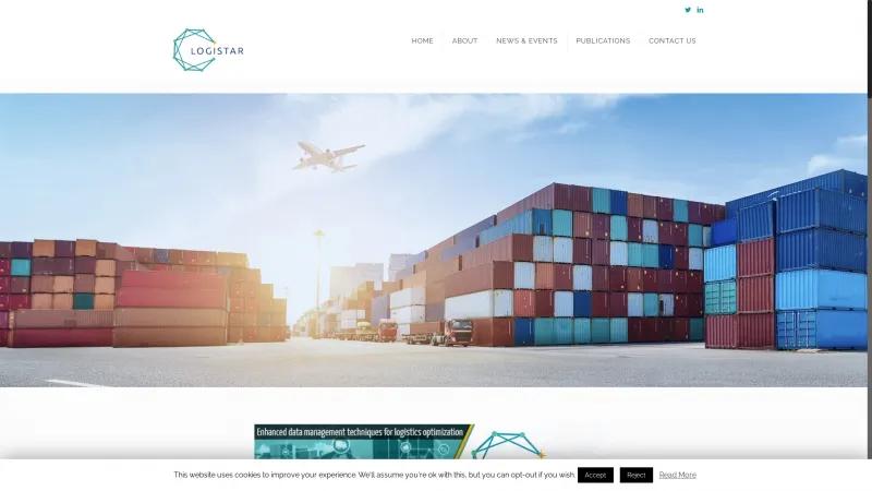 Homepage of LOGISTAR