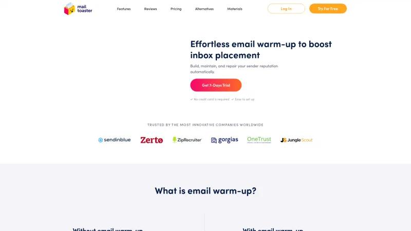 Homepage of MailToaster