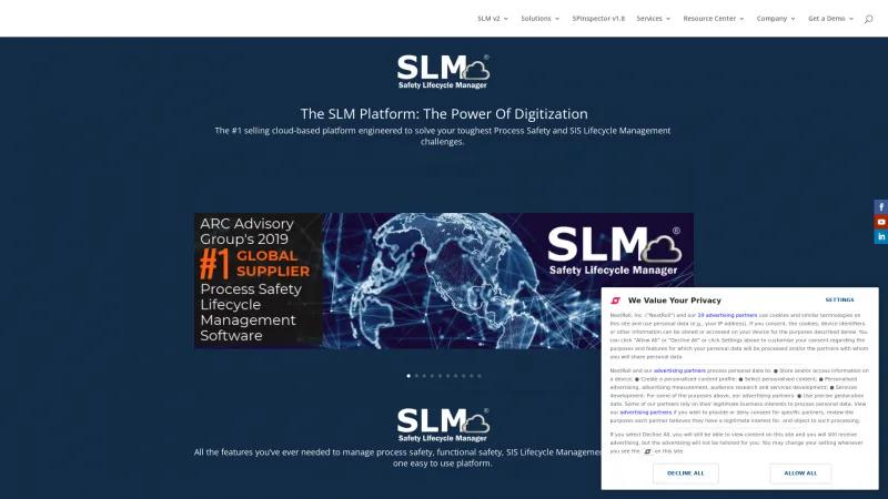 Homepage of SLM