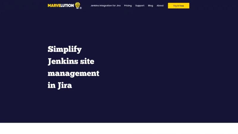 Homepage of Marvelution