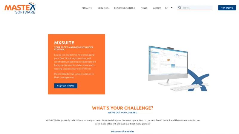 Homepage of MXSuite