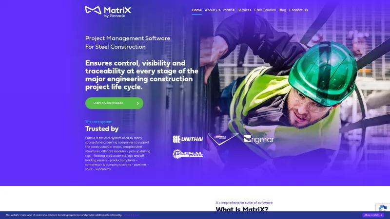 Homepage of MatriX