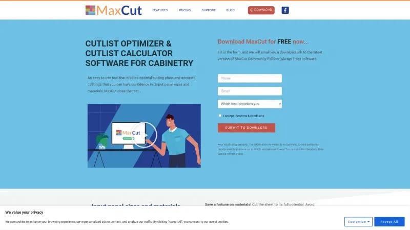 Homepage of MaxCut