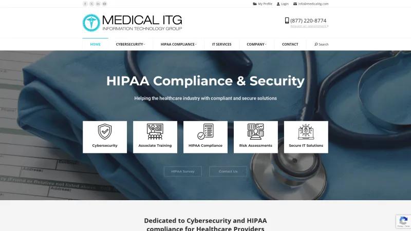 Homepage of Medical ITG