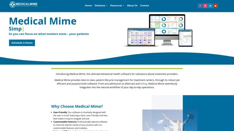 Homepage of Medical Mime