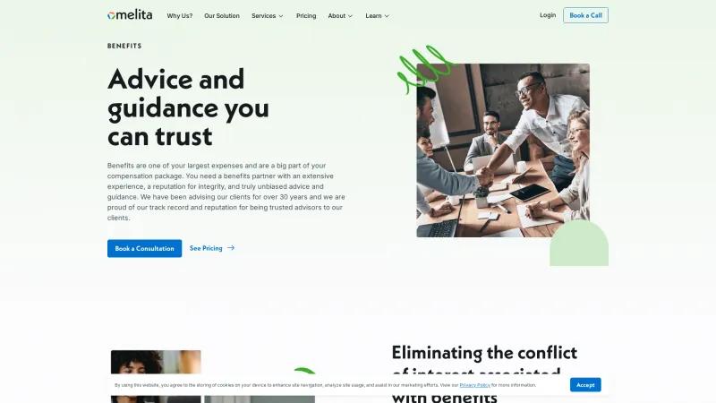 Homepage of BenefitsComplete