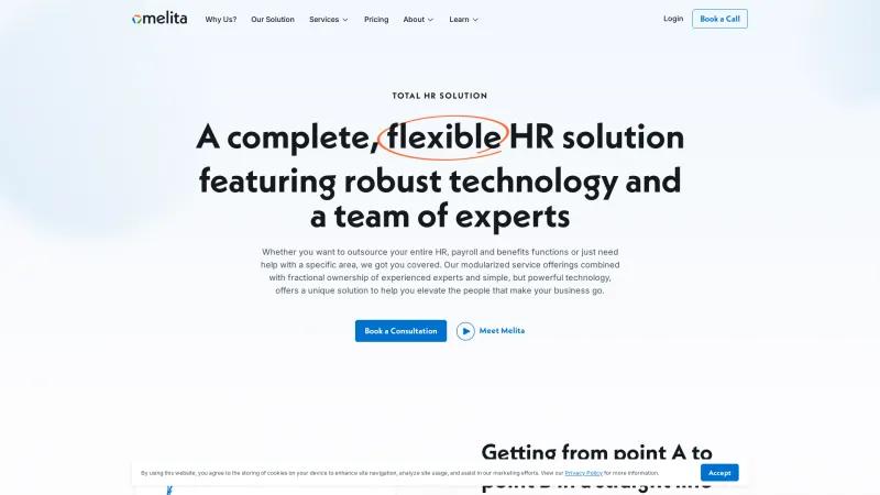 Homepage of HRComplete