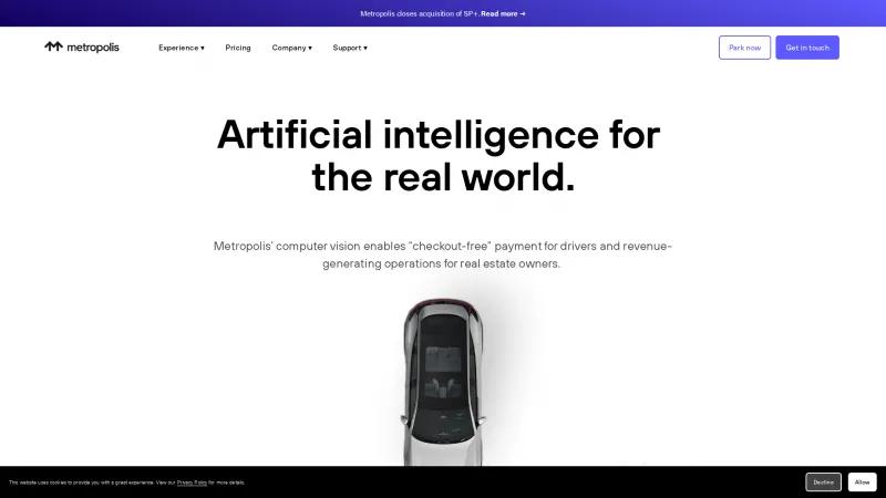 Homepage of Metropolis