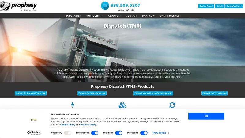 Homepage of Prophesy Dispatch