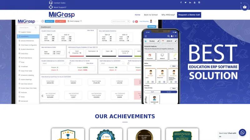 Homepage of MilGrasp