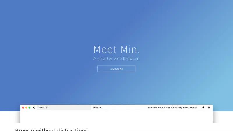 Homepage of Min