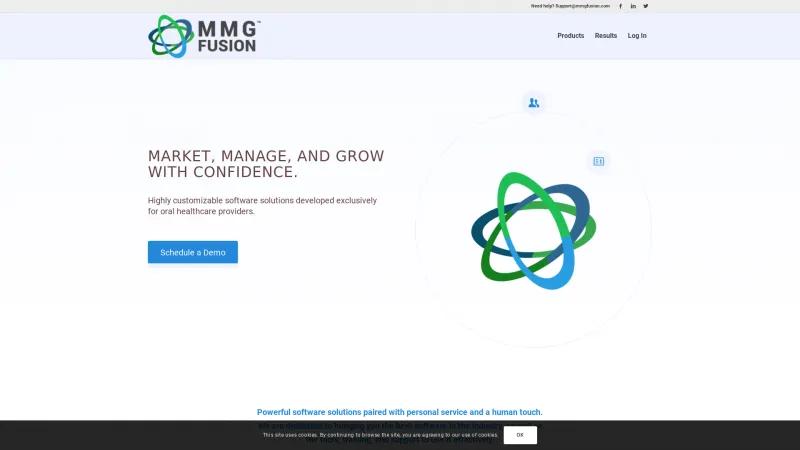 Homepage of MMG Fusion