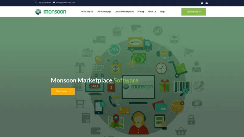 Homepage of Monsoon