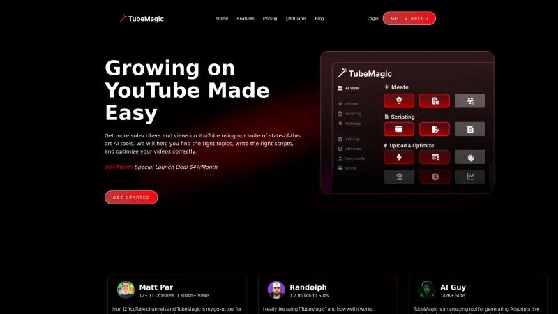 Homepage of Morise.ai