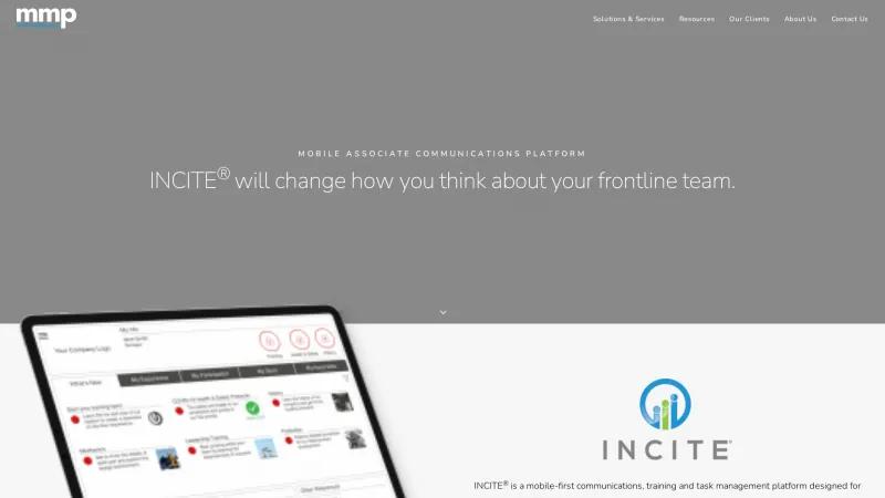 Homepage of INCITE