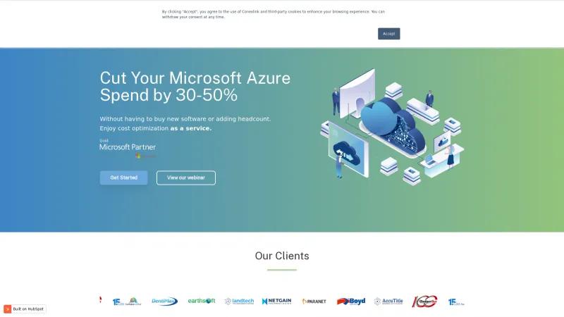 Homepage of MyCloudIT