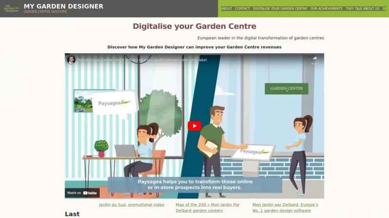 Homepage of My Garden Designer