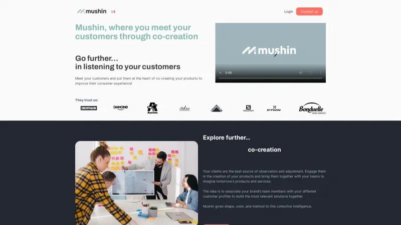 Homepage of Mushin