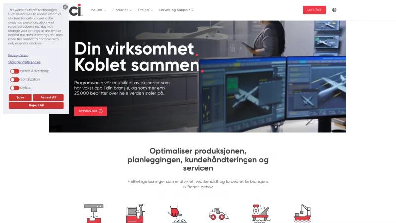 Homepage of MyProduction