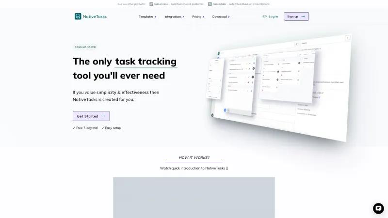 Homepage of NativeTasks