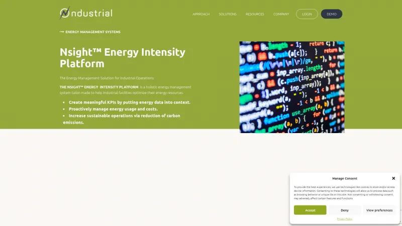 Homepage of Ndustrial Contxt