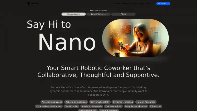 Homepage of Nebuli Nano