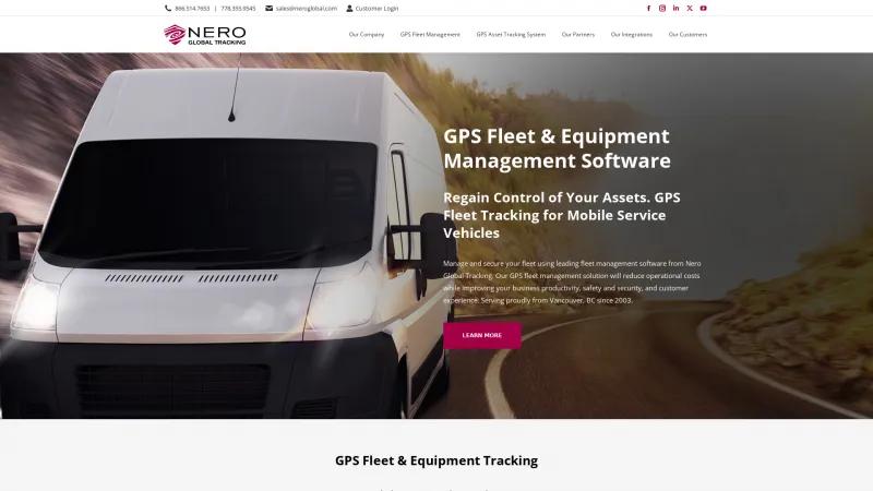 Homepage of Nero Global