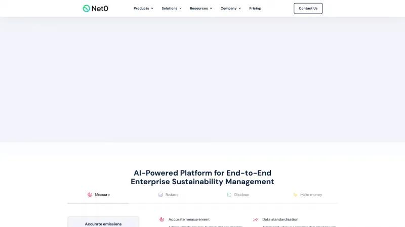 Homepage of Net0