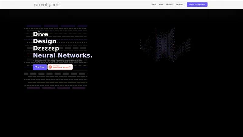 Homepage of Neuralhub