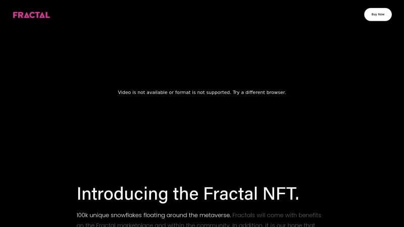 Homepage of Fractal