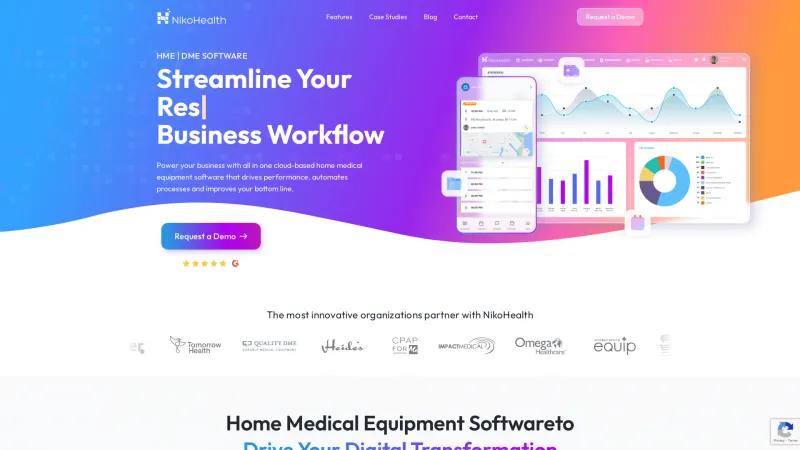 Homepage of NikoHealth