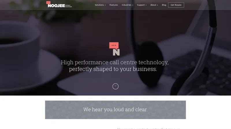 Homepage of Noojee