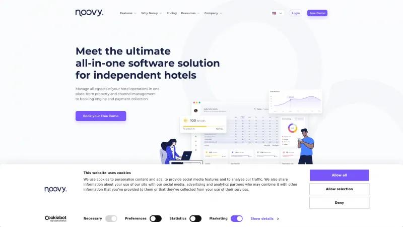 Homepage of Noovy