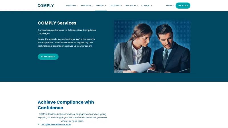 Homepage of NRS ComplianceGuardian