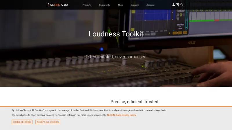 Homepage of Loudness Toolkit