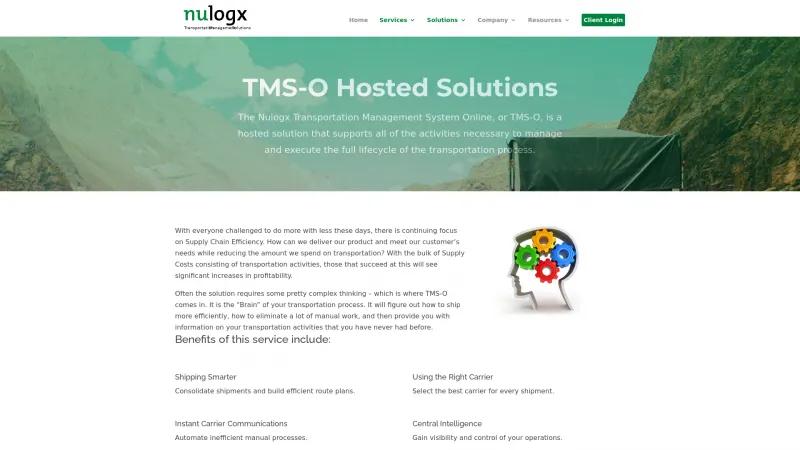 Homepage of TMS-O