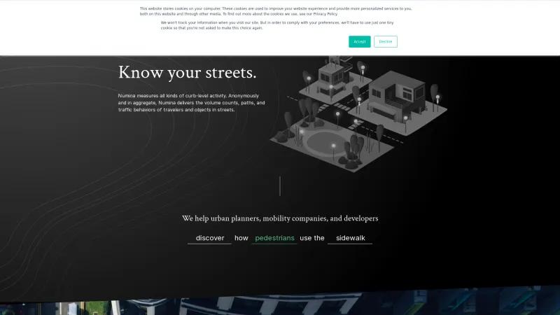 Homepage of Numina