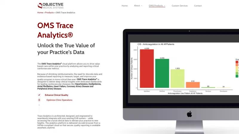 Homepage of OMS Trace Analytics