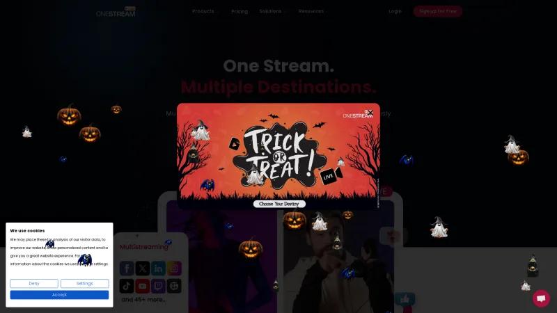 Homepage of OneStream