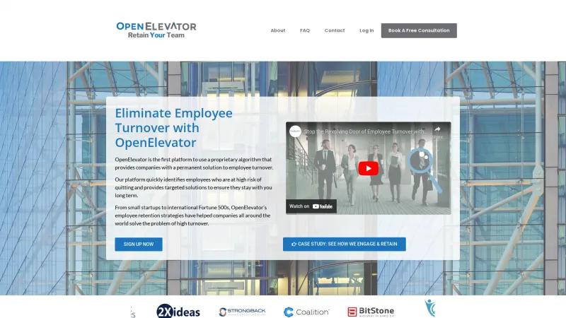 Homepage of OpenElevator