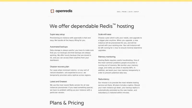 Homepage of Openredis