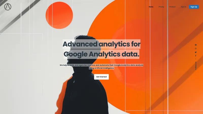 Homepage of Optimo Analytics