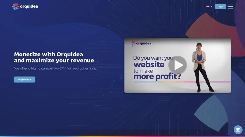 Homepage of Orquidea