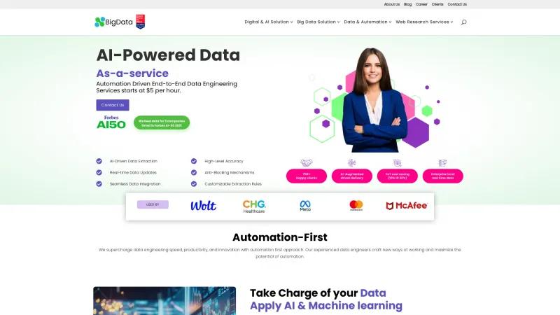 Homepage of Outsource Bigdata