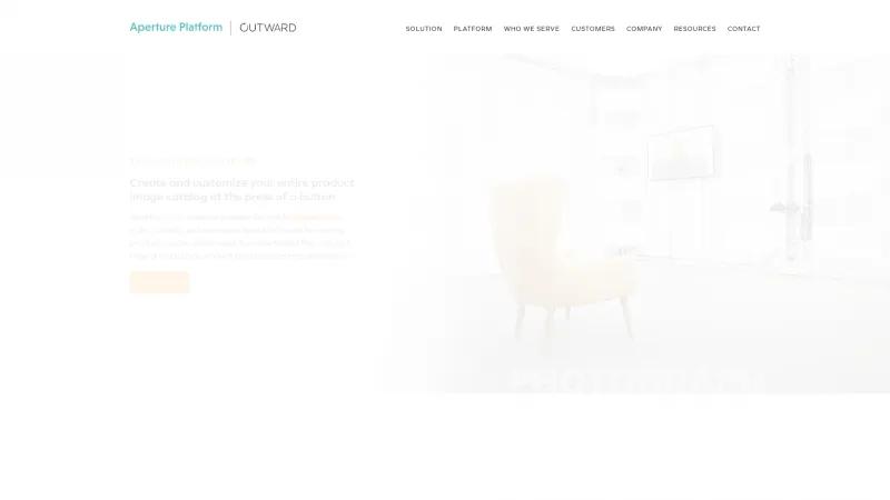 Homepage of Outward Aperture Platform