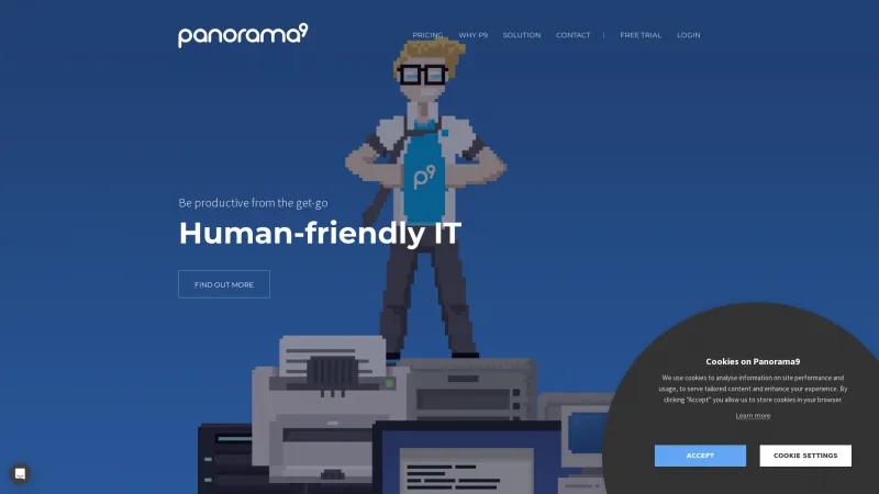 Homepage of Panorama9