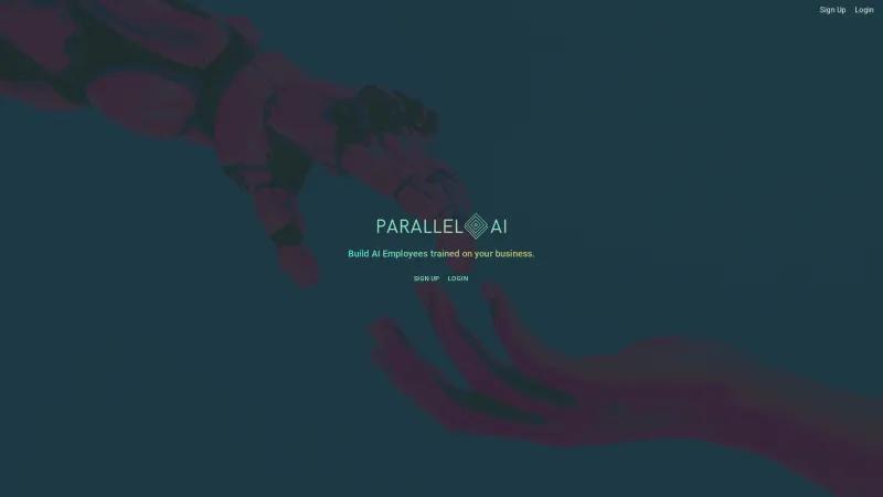 Homepage of Parallel AI