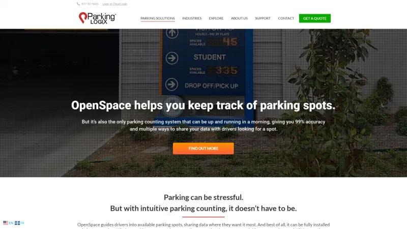 Homepage of OpenSpace System